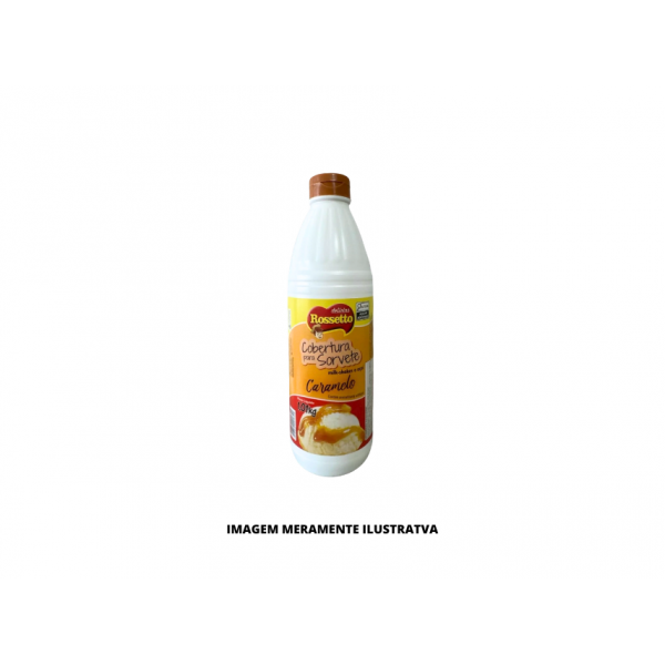 COBERTURA SORVETE - ROSSETTO - 1,01KG CARAMELO